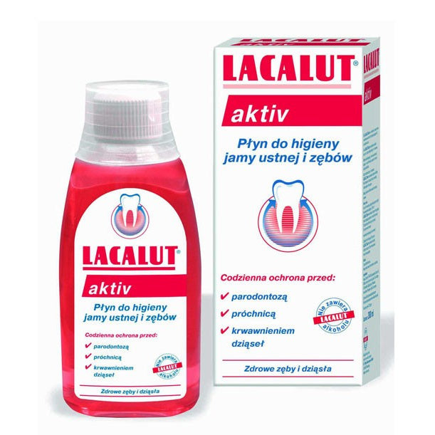 Lacalut Burnos skalavimo skystis Aktiv 300ml