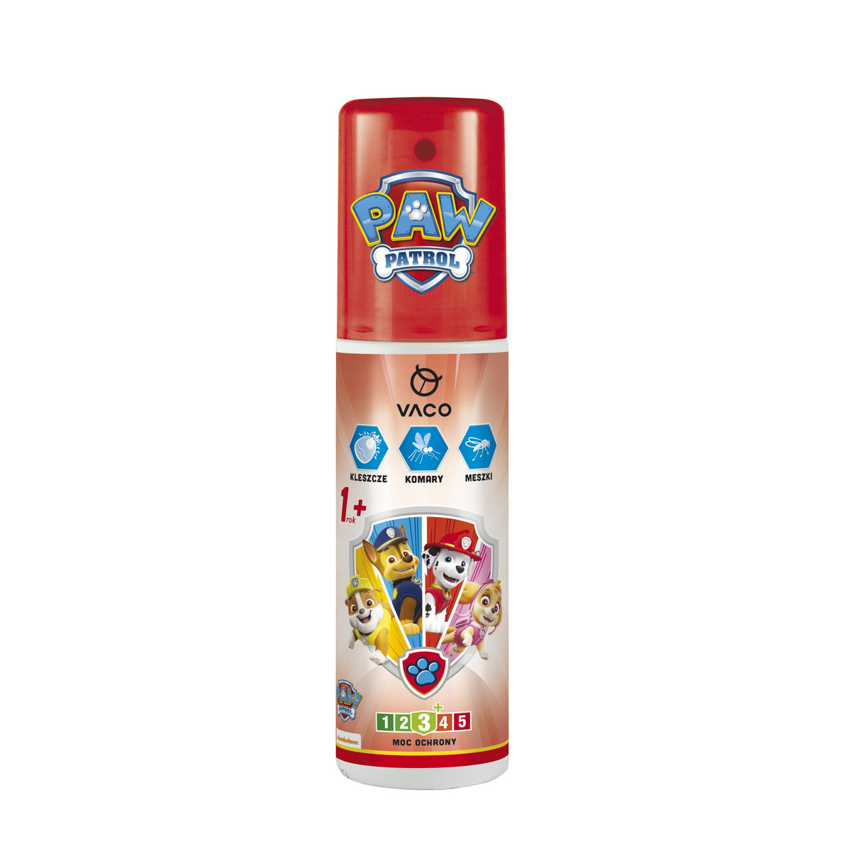 VACO Paw Patrol Skystis nuo uodų, erkių ir muselių - vaikams (1+) 90ml