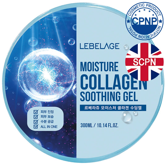 LEBELAGE Veido ir kūno gelis Collagen Purity 100% 300 ml