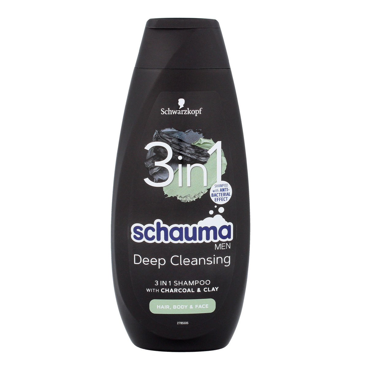 Schwarzkopf Schauma Men Šampūnas valantis 3w1 Anglis 400ml