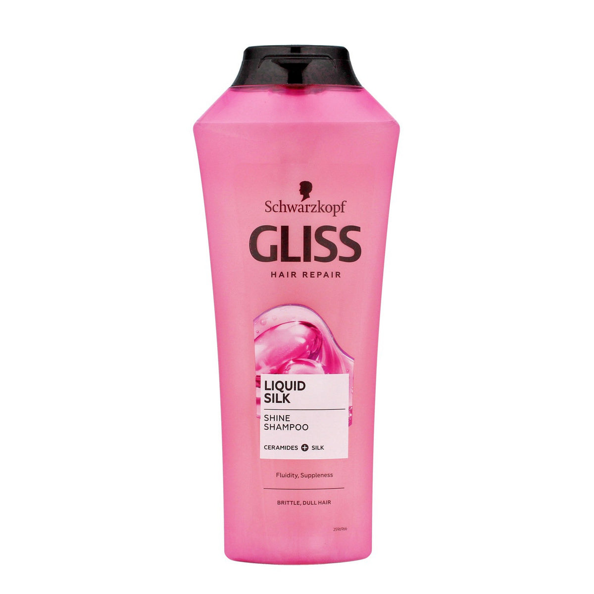 Schwarzkopf Gliss Kur Liquid Silk Šampūnas nuoboduojantiems plaukams 400ml
