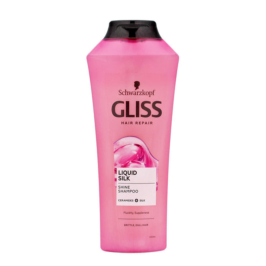 Schwarzkopf Gliss Kur Liquid Silk Šampūnas nuoboduojantiems plaukams 400ml
