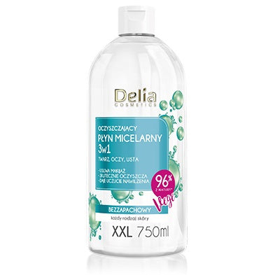 DELIA COSMETICS Valantis micelinis skystis 3w1 XXL 750ml