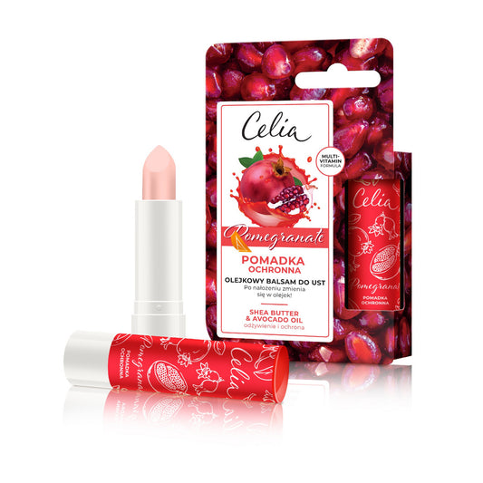Celia Apsauginis lūpų balzamas - Aliejinis lūpų balzamas Pomegranate 1 vnt