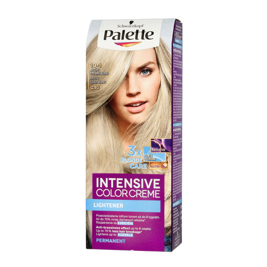 Palette Intensive Color Creme Kremas koloryzujący nr 10-1 (C10) - mrožny srebrny blond 1op.