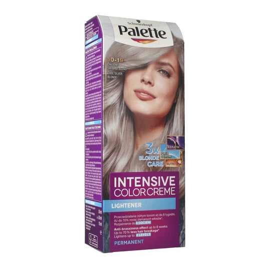Palette Intensive Color Creme Multi Care Kremas koloryzujący nr 10-19 Šaltas Sidabrinis Blondas