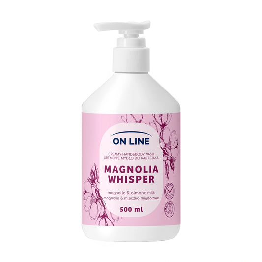ON LINE Kreminis muilas rankoms ir kūnui Magnolia & Migdolų pienelis 500 ml