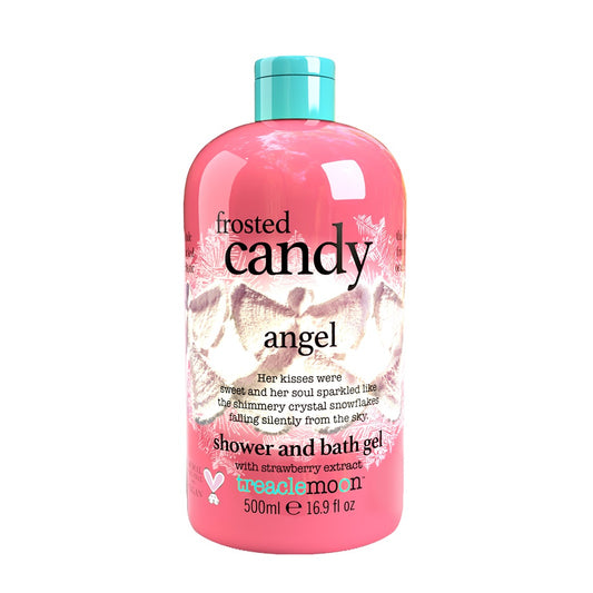 TREACLEMOON Frosted Candy Angel Dušo gelis ir vonios putos - Braškių ekstraktas 500ml