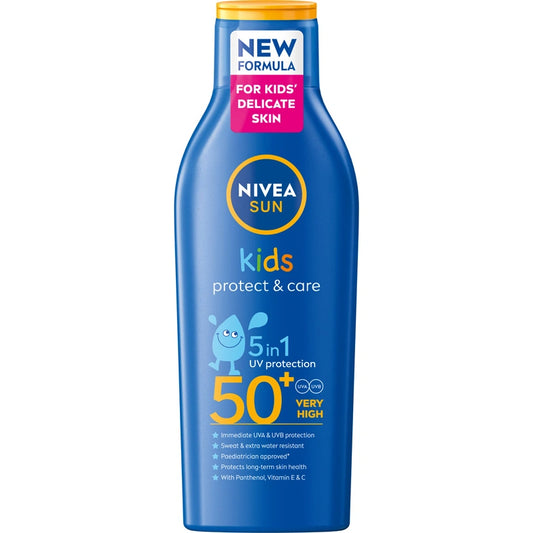 NIVEA SUN Kids Protect & Care Apsauginis kremas nuo saulės vaikams SPF50+ 200 ml