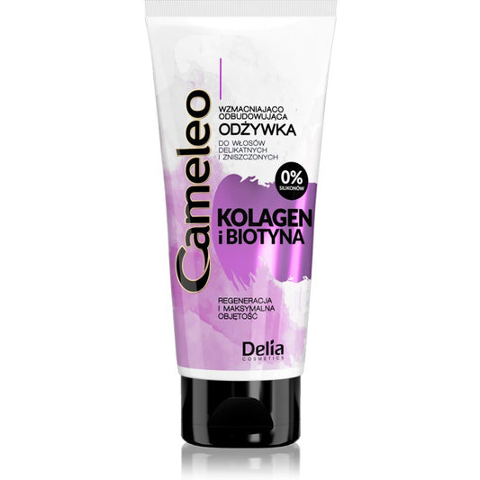 DELIA COSMETICS CAMELEO Kolagen ir Biotina Kondicionierius stiprinantis-atkuriantis 200ml