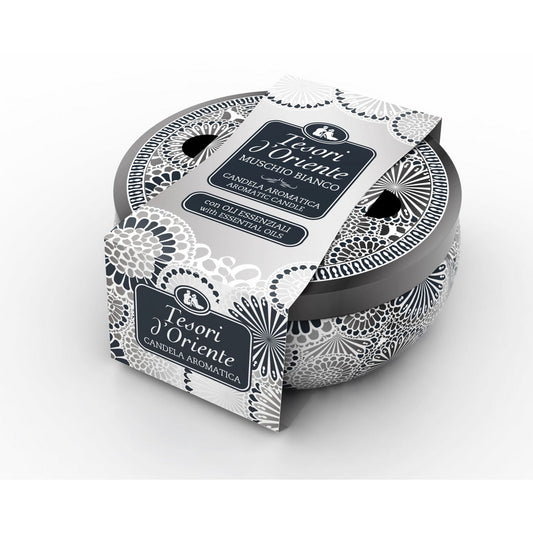 TESORI d'Oriente Kvepianti žvakė Muschio Bianco 200 g
