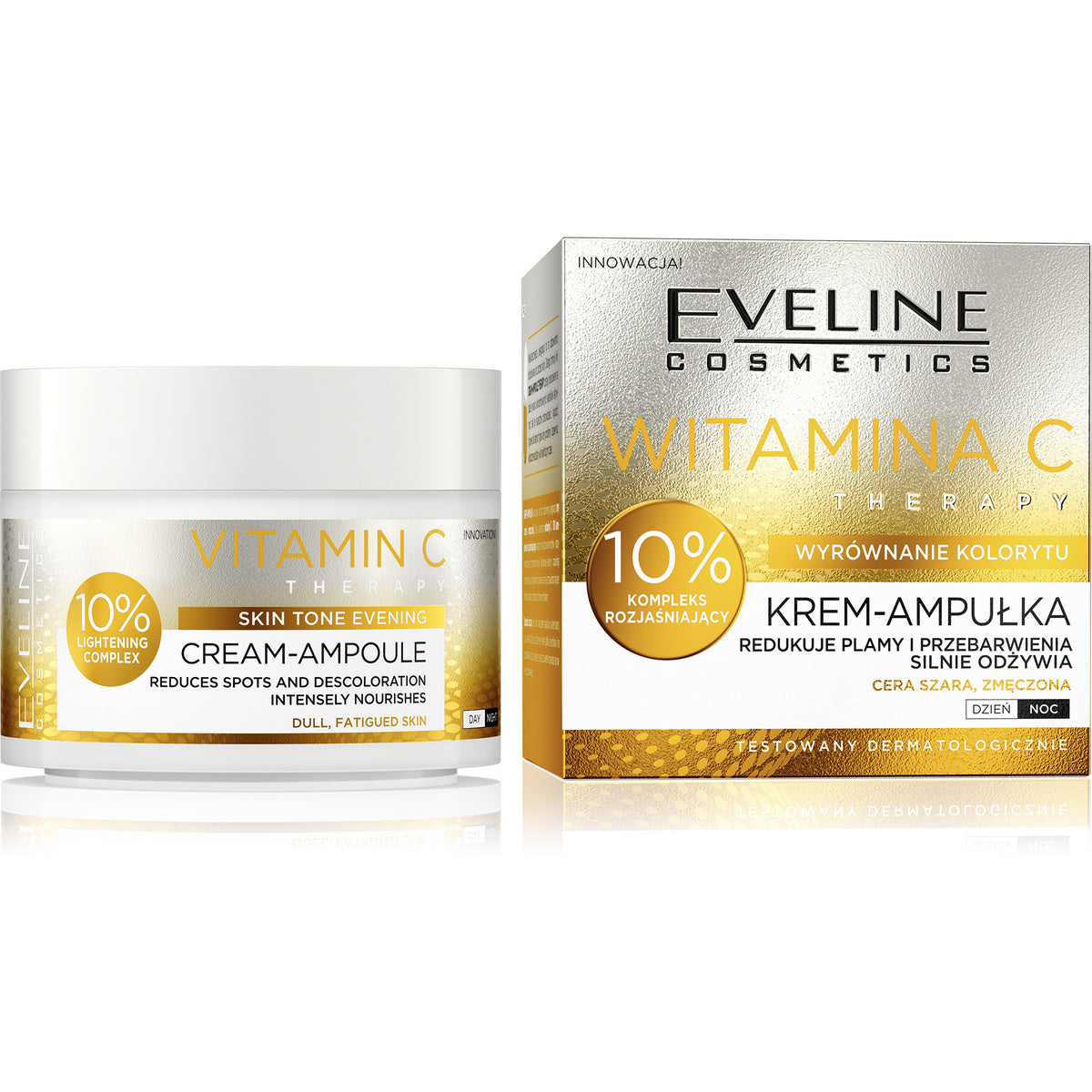 EVELINE Vitamin C Therapy Krem - ampulė 50 ml