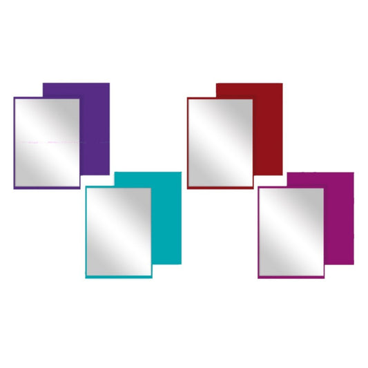 DONEGAL Kišeninis veidrodis vienpusis - stačiakampis (9595) 1 vnt. - mišrių spalvų