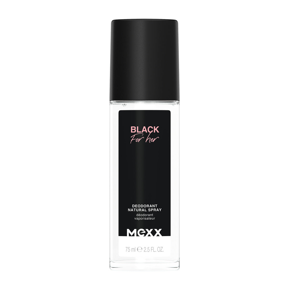 MEXX Natūralus dezodorantas purškiklis Black for Her 75 ml