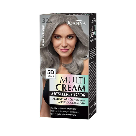 JOANNA Multi Cream Metallic Color Plaukų dažai Sidabrinis šviesus 32.5