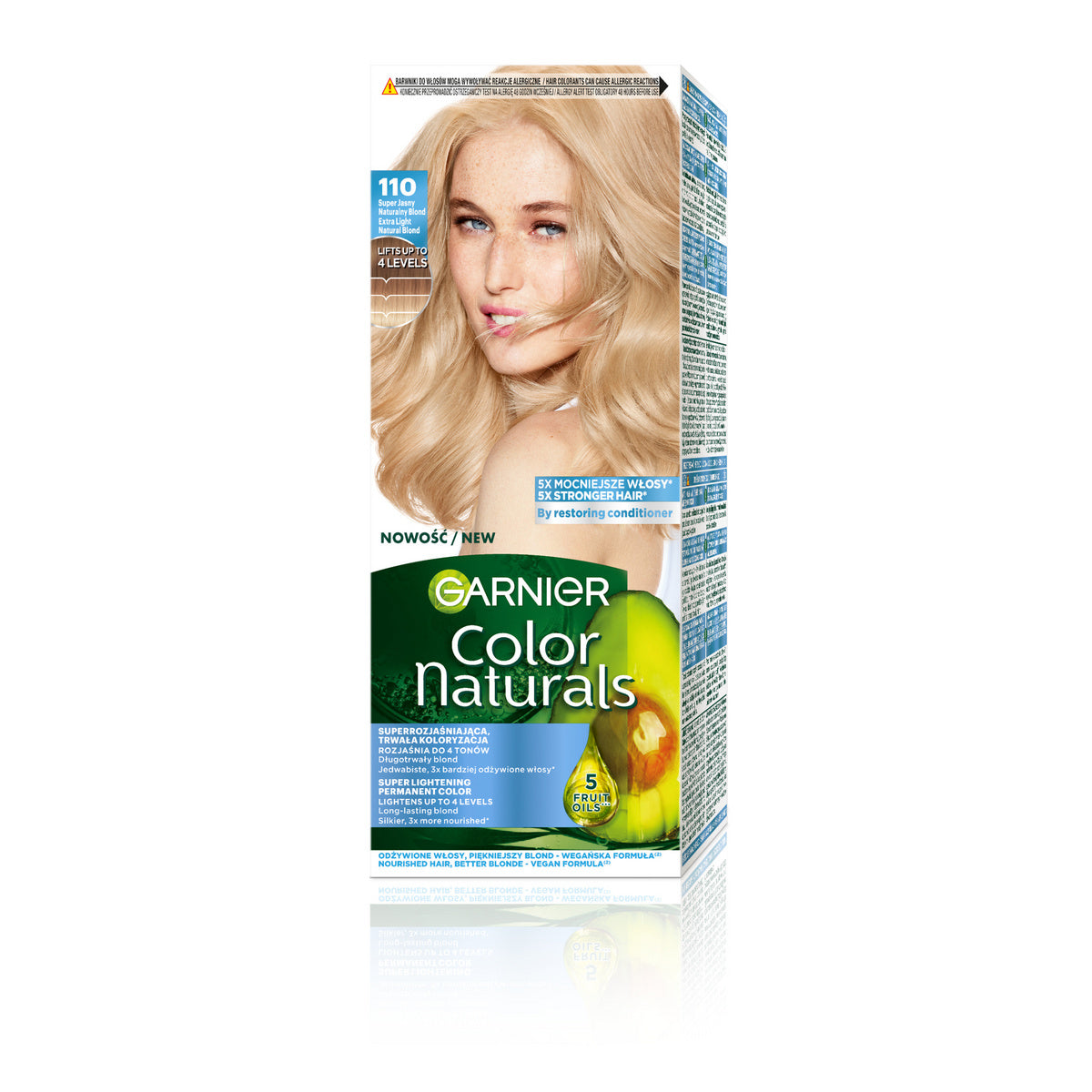GARNIER Color Naturals Plaukų dažai nr. 110 - Super Šviesus Natūralus Šviesus Blondas