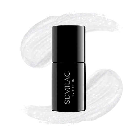 SEMILAC Hibridinis lakas Wedding Pearls 237 White Pearl (HEMA free) 7 ml