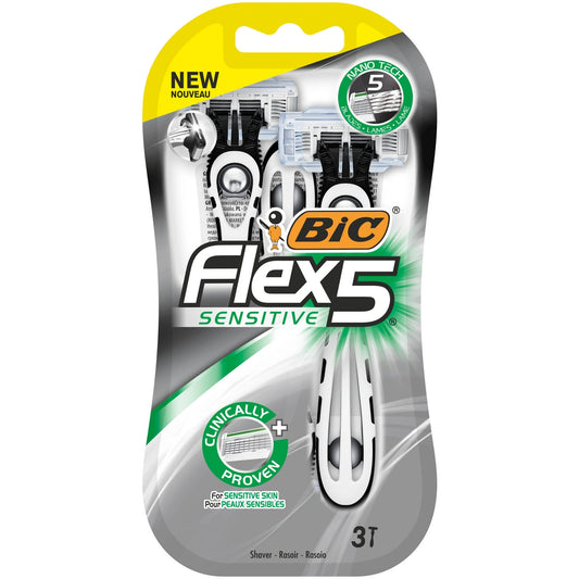 BIC Skustuvo Flex 5 Sensitive 1 vnt. - 3 vnt.