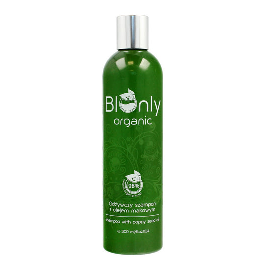 BIOnly Organic Drėkinamasis šampūnas su aguonų aliejumi 300ml