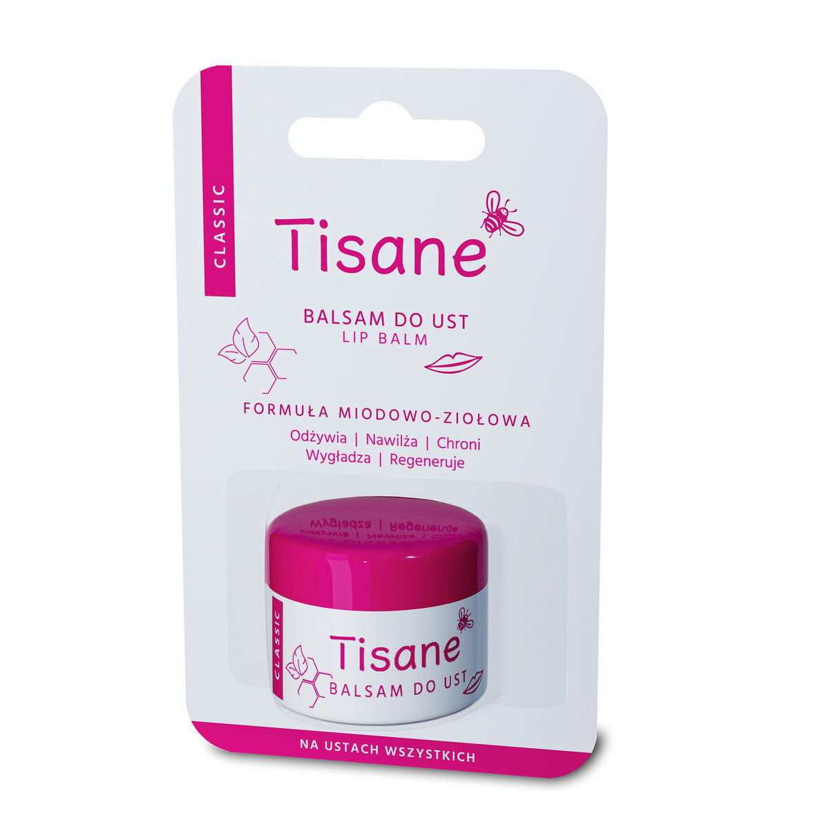 TISANE Classic lūpų balzamas - indelis 4,7 g