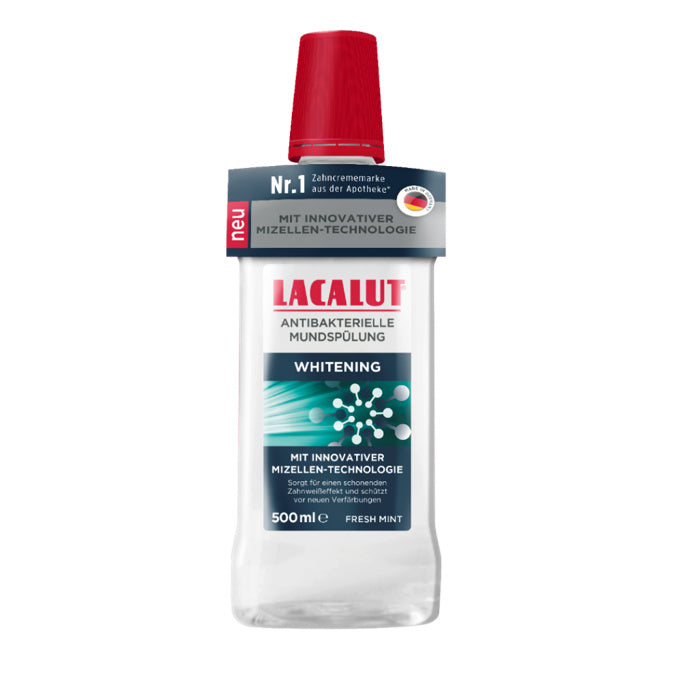 LACALUT Perfect Whitenning Antibakterinis burnos skalavimo skystis 500 ml