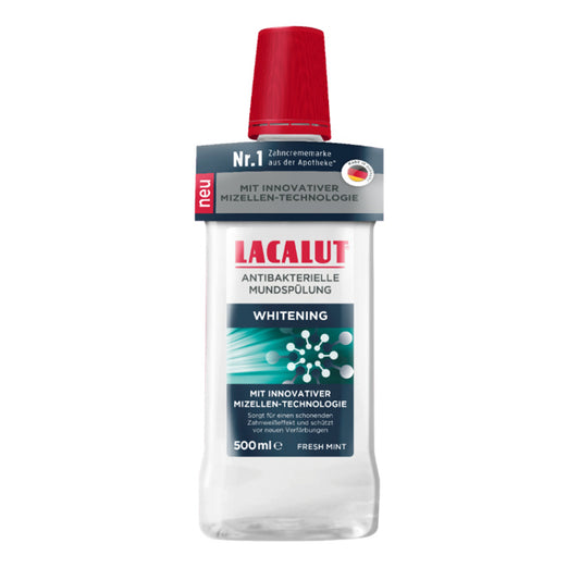 LACALUT Perfect Whitenning Antibakterinis burnos skalavimo skystis 500 ml