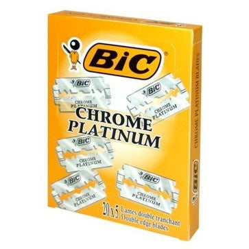 BIC Peiliukai Chrome Platinum 1 pakuotė - 20 vnt. x 5