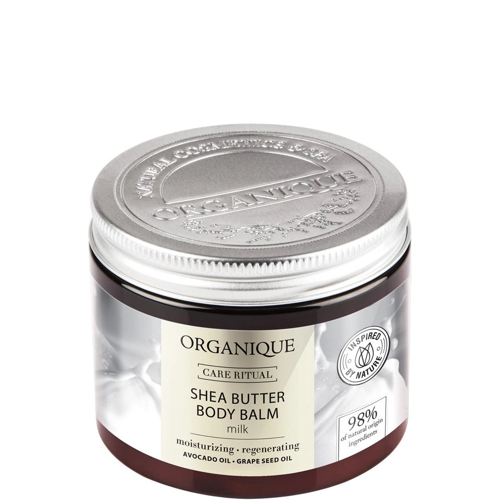 ORGANIQUE Care Ritual Kūno balzamas su shea sviestu - Pienas 200ml