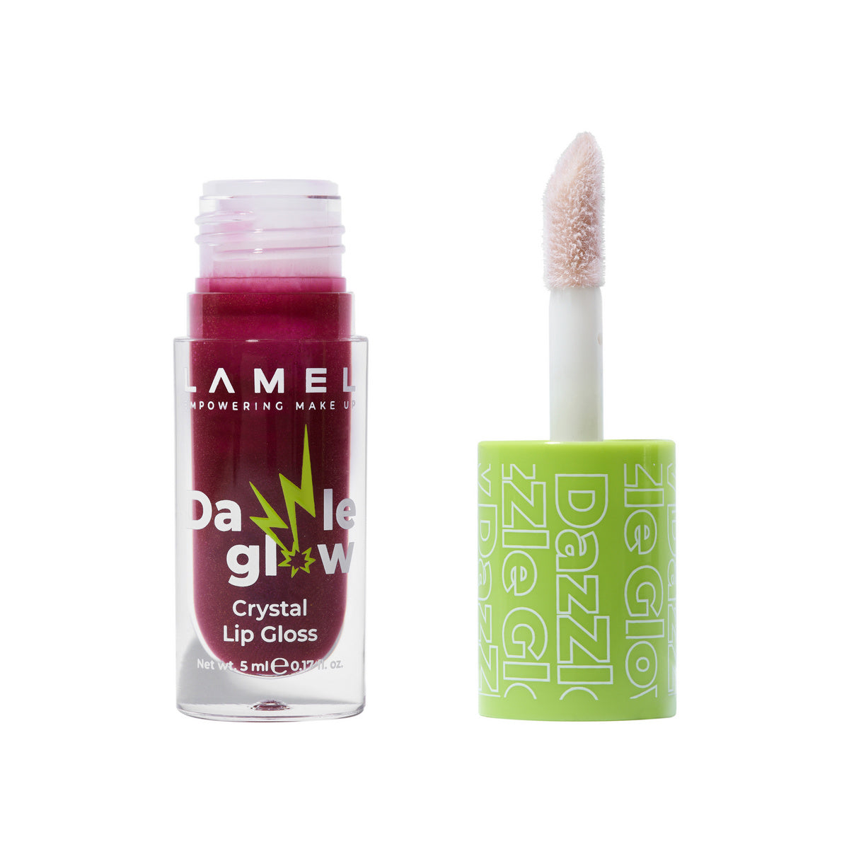 LAMEL Crystal Lip Gloss Lūpų blizgis Dazzle Glow nr 407 5 ml