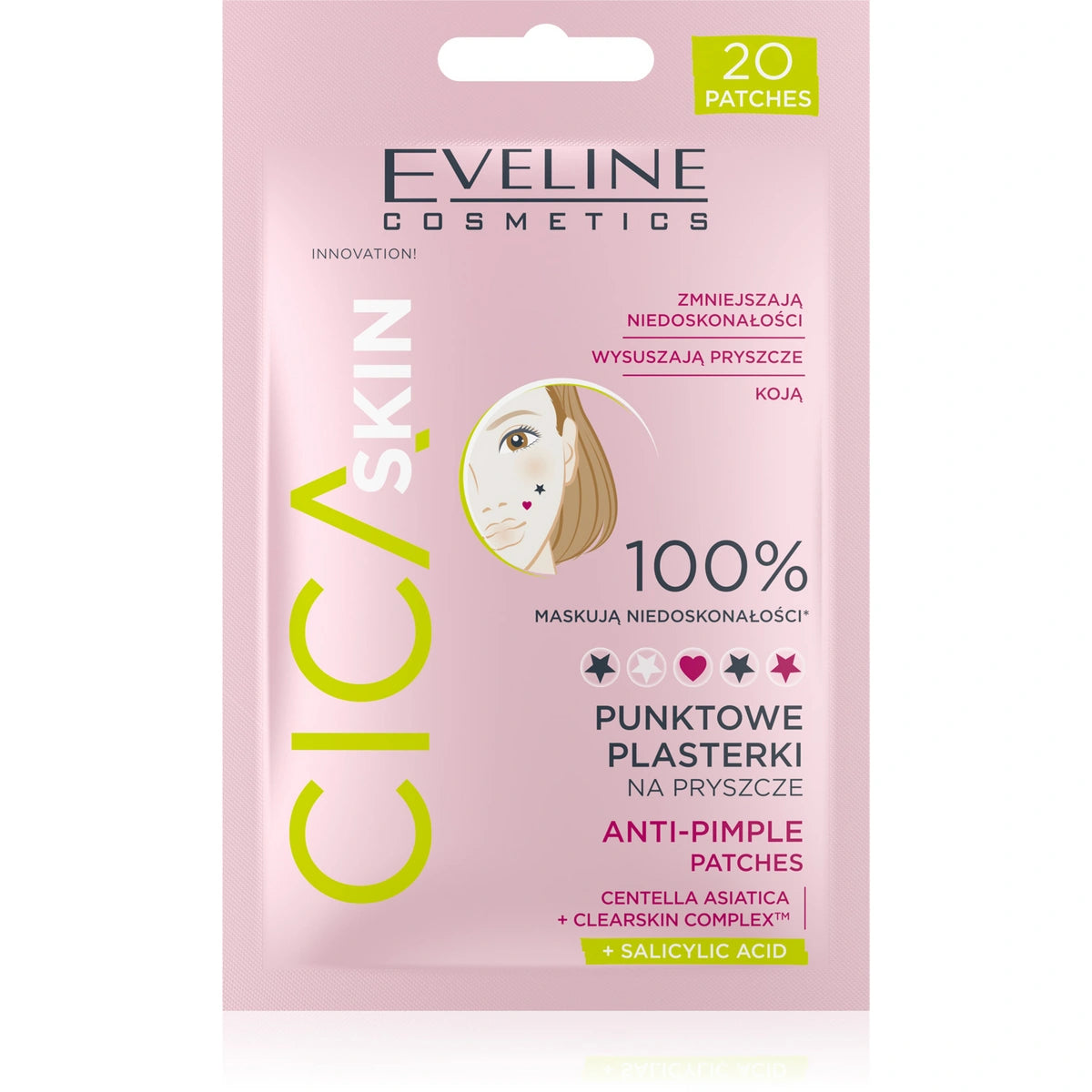 EVELINE CICA SKIN Taškiniai pleistrai spuogams 20 vnt.