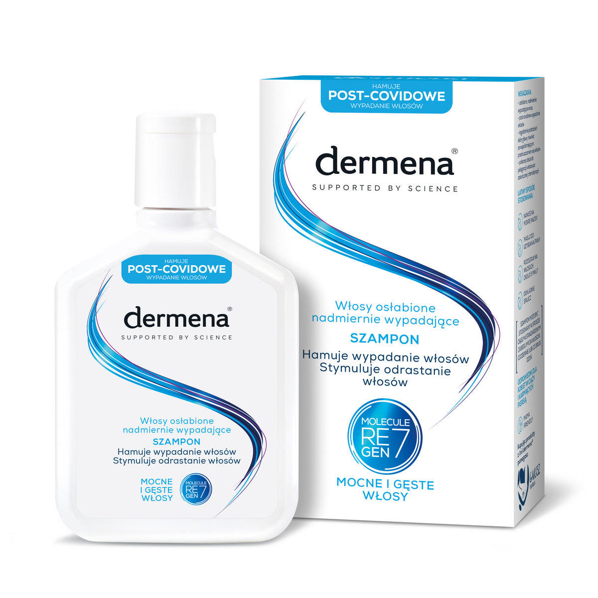Dermena Mokslui Palaikomas Šampūnas, stabdantis plaukų slinkimą - 200ml