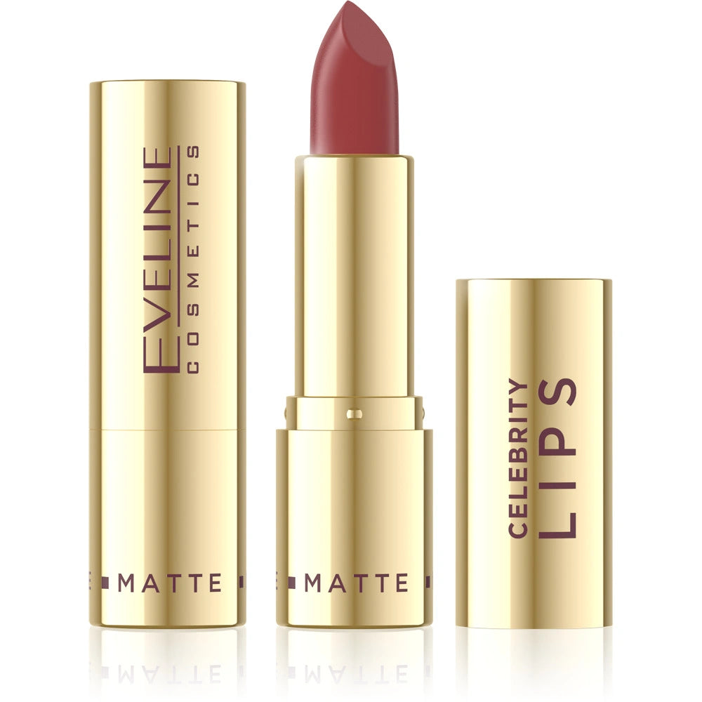 EVELINE Celebrity Lips Kreminė lūpų pudra su matiniu finišu nr 501