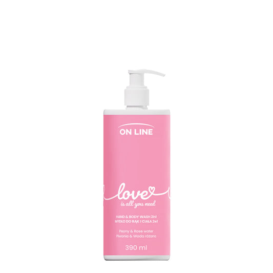 ON LINE Emocje Rankų ir kūno muilas 2w1 Love 390 ml