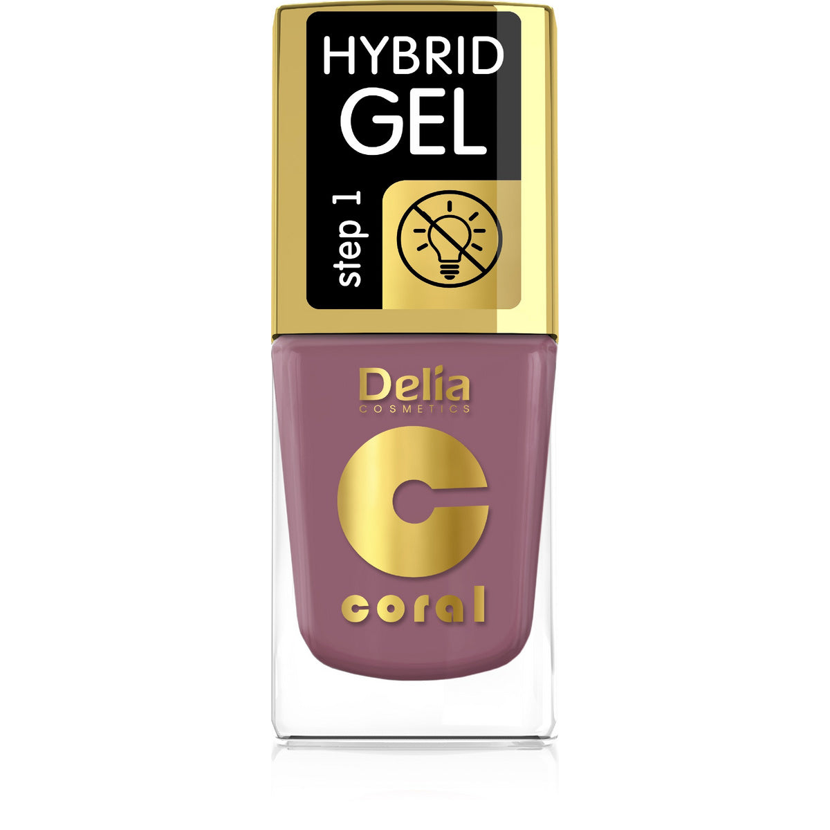DELIA COSMETICS Koralinė hibridinė gelinė nagų lako emalė nr. 69 11ml