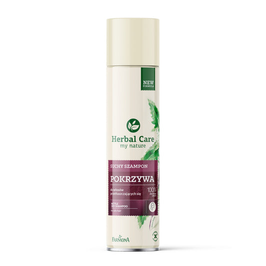 HERBAL CARE Sausas šampūnas plaukams Dilgėlė su Aloe Vera sultimis 180 ml