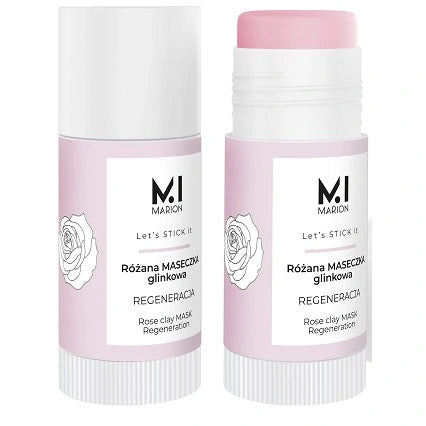 MARION Glininė rožinė kaukė lazdelėje 25 g