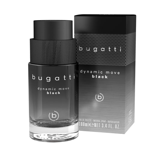BUGATTI Dynamic Move Black Tualetinis vanduo vyrams 100ml