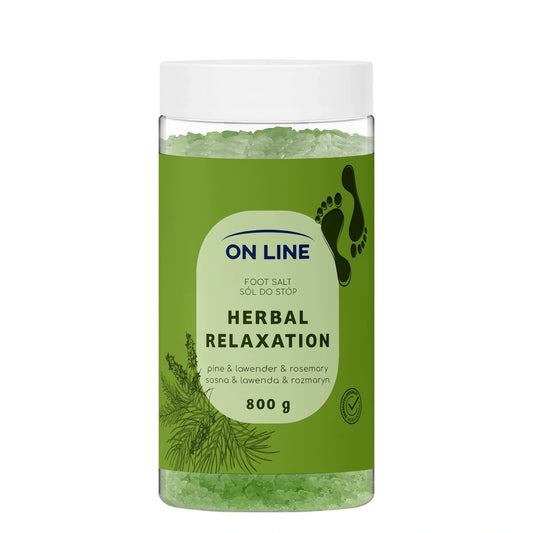 ON LINE Žolelių druska kojoms Herbal Relaxation 800 g