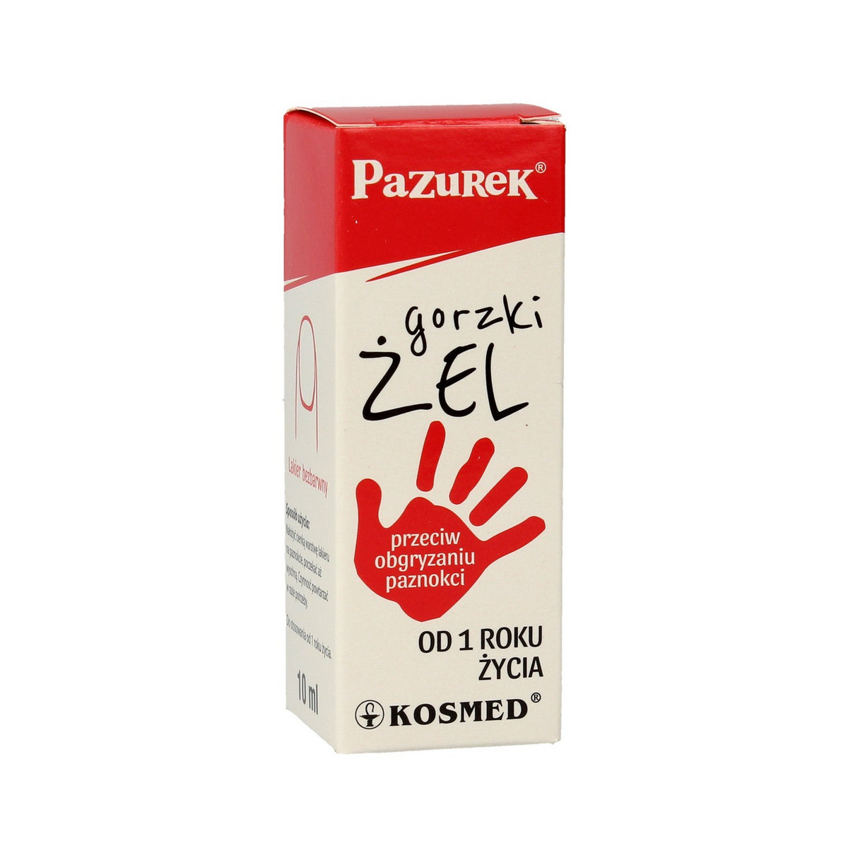 Kosmed Pazurek Karčiai Gelis prieš nagų kramtymą 10ml