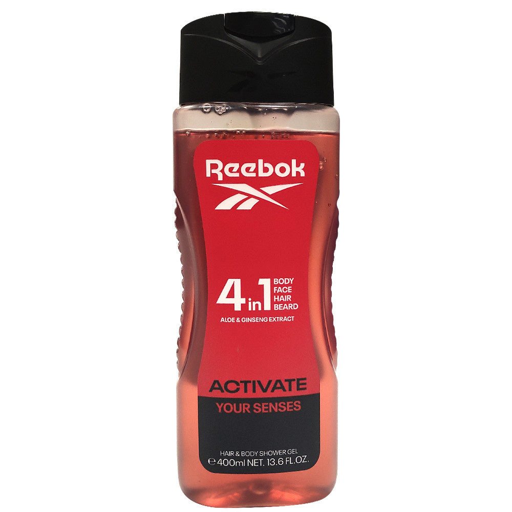REEBOK Activate Your Senses 4w1 Vyrų dušo gelis 400 ml