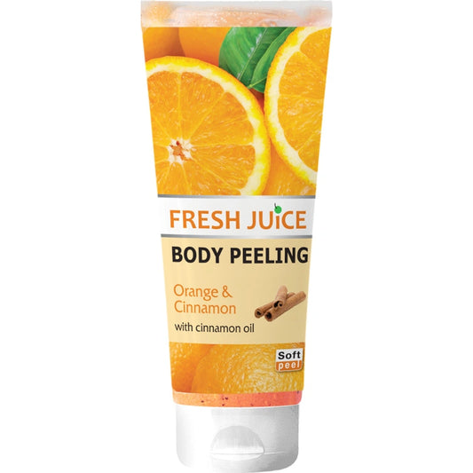 FRESH JUICE Kūno šveitiklis Apelsinas ir Cinamonas 200 ml
