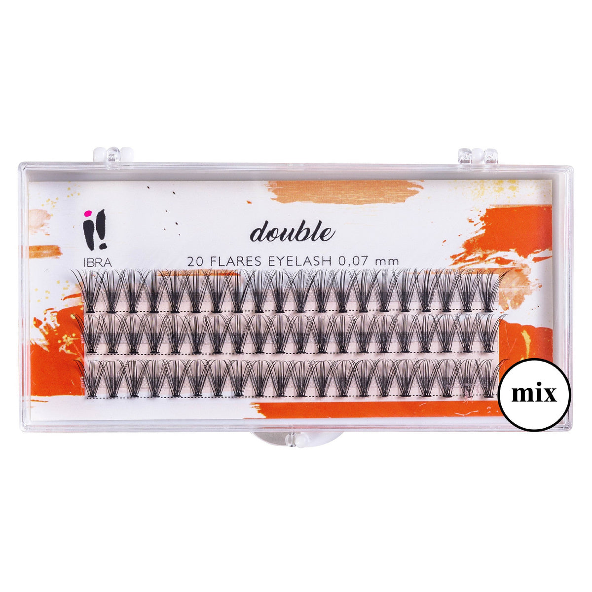 IBRA Kępki blakstienų DOUBLE 0.07-C-Mix 8,10,12 mm - 1 pak.