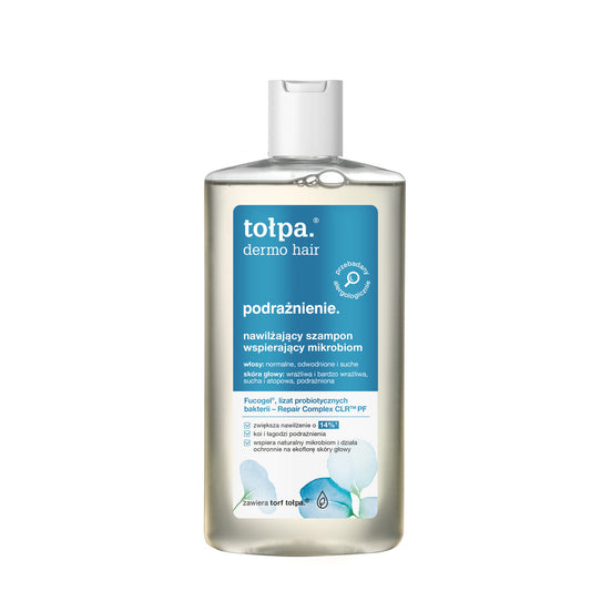 TOŁPA Dermo Hair Dirginimas Drėkinamasis šampūnas palaikantis mikrobiomą 250 ml