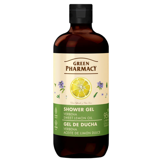 GREEN PHARMACY Dušo gelis - Verbena + Salda citrinos aliejus 500 ml