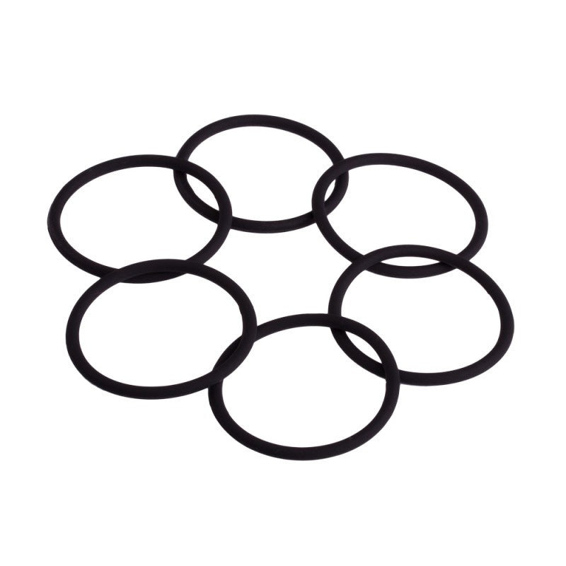 DONEGAL Juostos plaukams juodos - mažos (FA-5820) 1 pakuotė - 12 vnt.