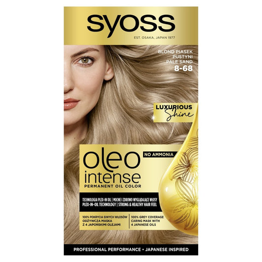 Schwarzkopf Syoss Plaukų dažai Oleo 8-68 Smėlio blondinė