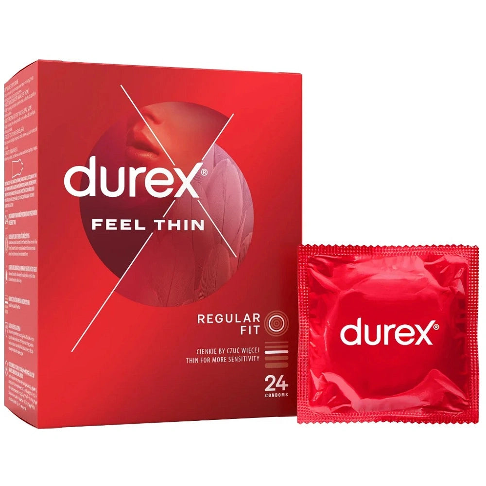 DUREX Feel Thin ploniški prezervatyvai 24 vnt.