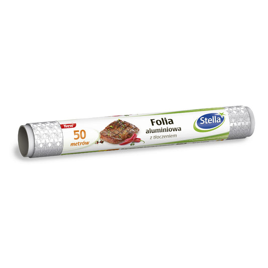 STELLA Aliuminio folija su įspaudu - 50m 1vnt