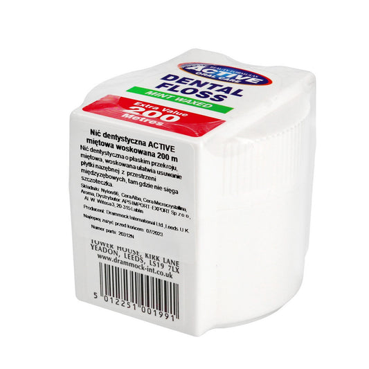 Beauty Formulas Active Oral Care Dantų siūlas Active - mėtinis, vaškuotas 1op.-200m