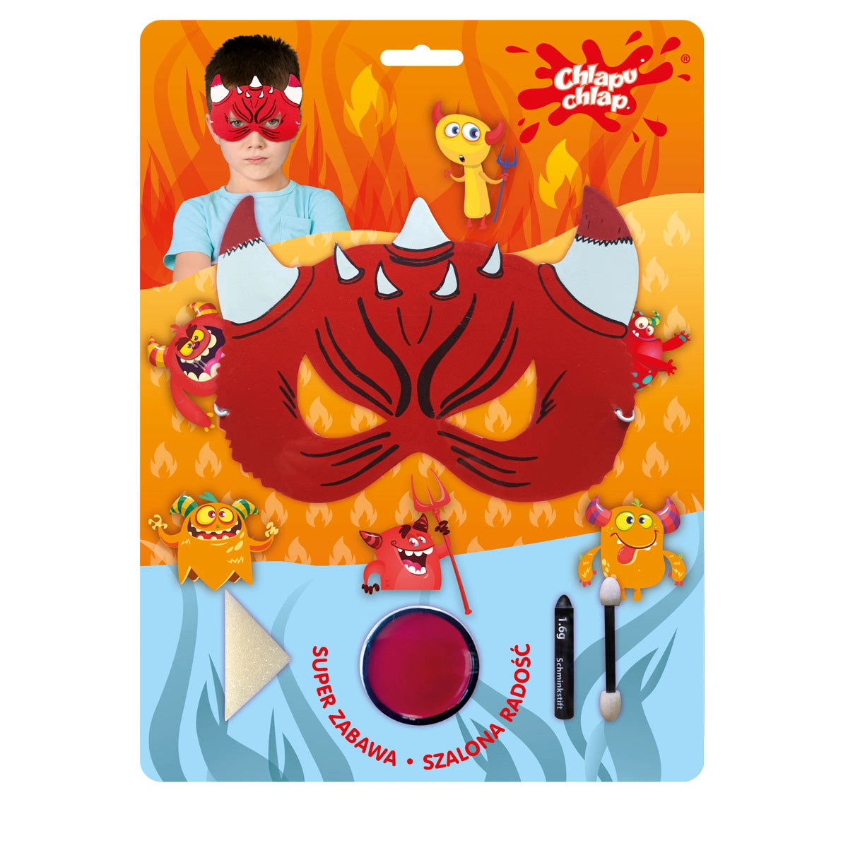 CHLAPU CHLAP KŪRYBINIO ŽAIDIMO RINKINYS - DIABLO Kaukė